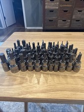Husky Bit Socket Group Lot Of 55 Bits Assorte...