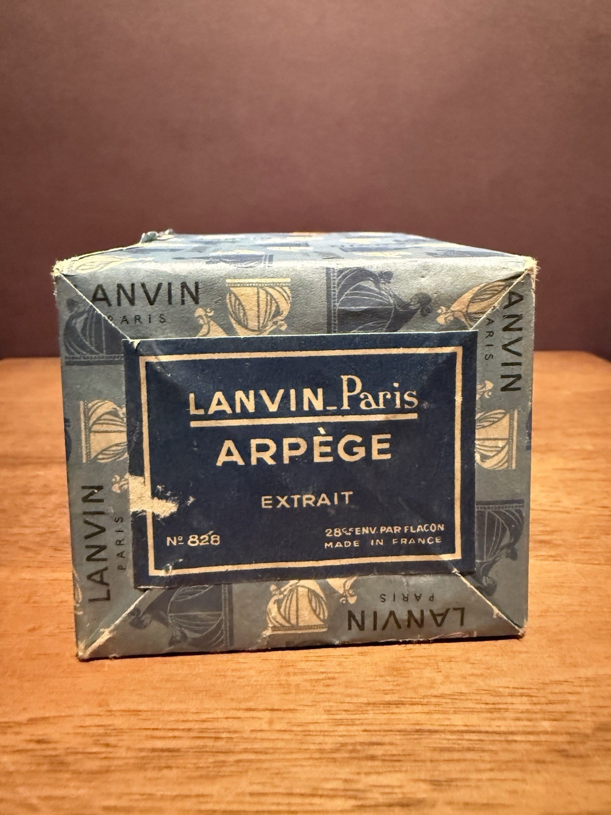 EARLY 60'S VINTAGE LANVIN ARPEGE PERFUME EXTRAIT FLACON PARIS FRANCE Sealed