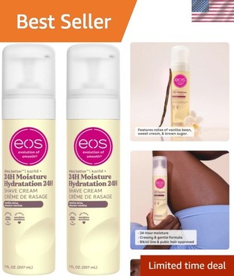 Luxurious Moisturizing Shea Butter Shave Cream - Vanilla Bliss, 7 fl oz, 2-Pack