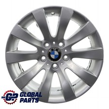 BMW E60 E61 Silver Alloy Wheel Rim 17" Radial Spoke 244 7,5J ET:20 6777347