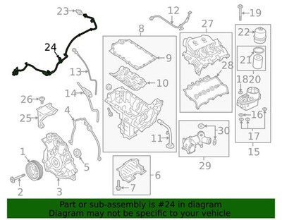Wire - Ford (JL3Z-6B018-L)