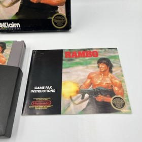 Rambo NES Nintendo Complete CIB Authentic! GREAT Condition! NICE!