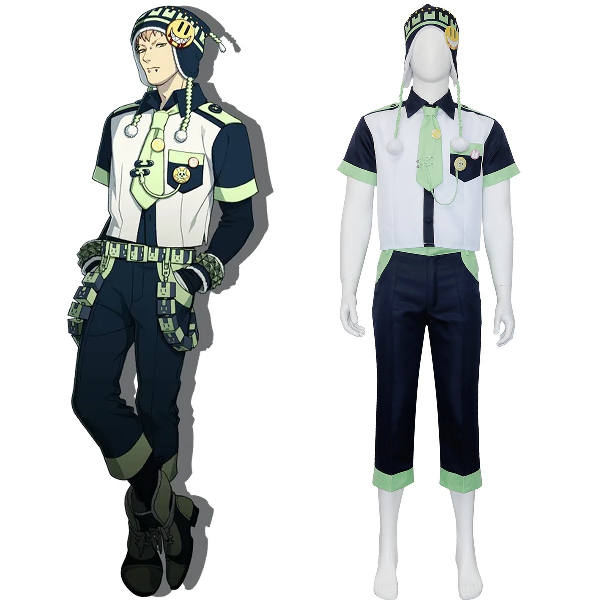 DRAMAtical Murder DMMd Ruff Rabbit Noizu Noiz Cosplay Costume
