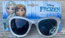 Disney Frozen Kids Sunglasses White Sparkly 100 Protection UVA /UVB 2015 Kmart
