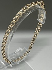 9ct GOLD ROLLERBALL BRACELET