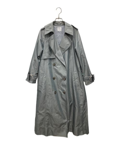 Ameri                    back pleated trench coat… - image 1