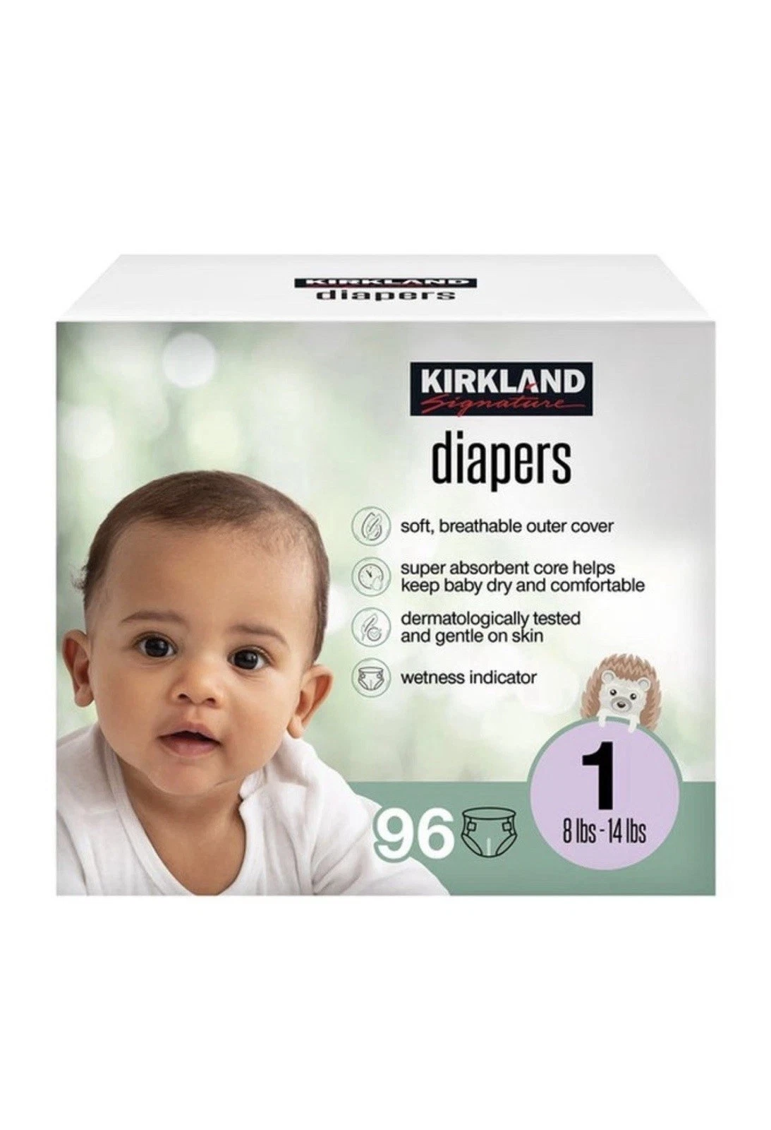 Kirkland Signature Kirkland Signature Diapers Size 1 8-14 lbs 96 Count
Opens in a new window or tab