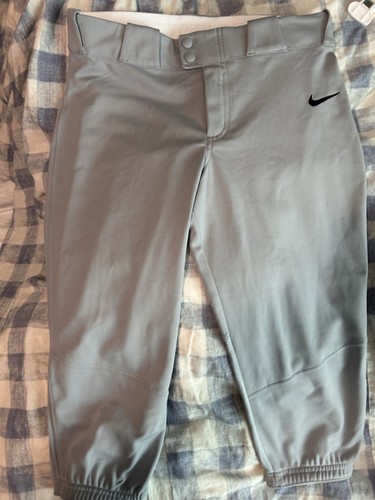 Nike 3/4 Damen Softball Hose mittelgrau - Bild 1 von 6