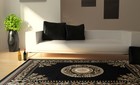 BLACK FRENCH ORIENTAL AREA RUG 6X8 Persien CARPET 023 - ACTUAL 5' 2" x 7' 2" — photo 2