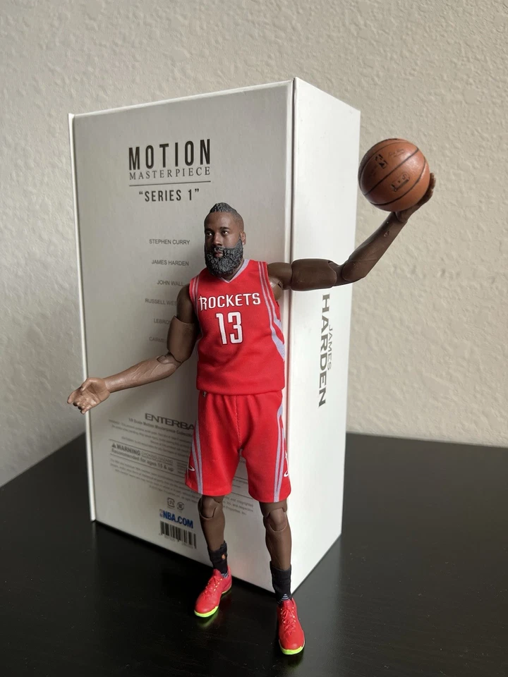 Figura de acción Enterbay James Harden Motion Masterpiece escala 1/9 NBA Foto 3 de 4