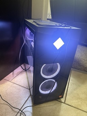 OMEN 40lGaming Desktop Tower PC  with dell 27  curved gaming monitor