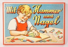 Vintage DDR Ostalgie Nr. 4360 Mit Hammer und Nagel Kinderspiel Legespiel Holz