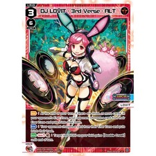 Wixoss TCG card WXDi-P06-008[EN] LC  DJ LOVIT - 3rd Verse - ALT  P06 WELCOME BAC