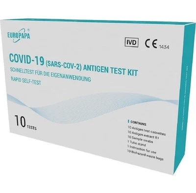 EUROPAPA® 20X Corona Laientest Selbsttest Covid-19 Antigentest Auf Sars-Cov-2