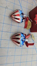 Waterford Holiday Heirlooms Glass Ornament Patriotic Heart