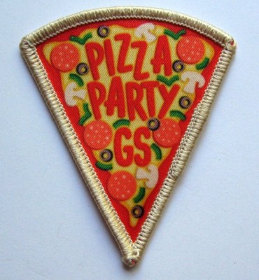 Girl Scout Guide GS PIZZA PARTY FUN PATCH Troop Party Badge Event Award 60% OFF