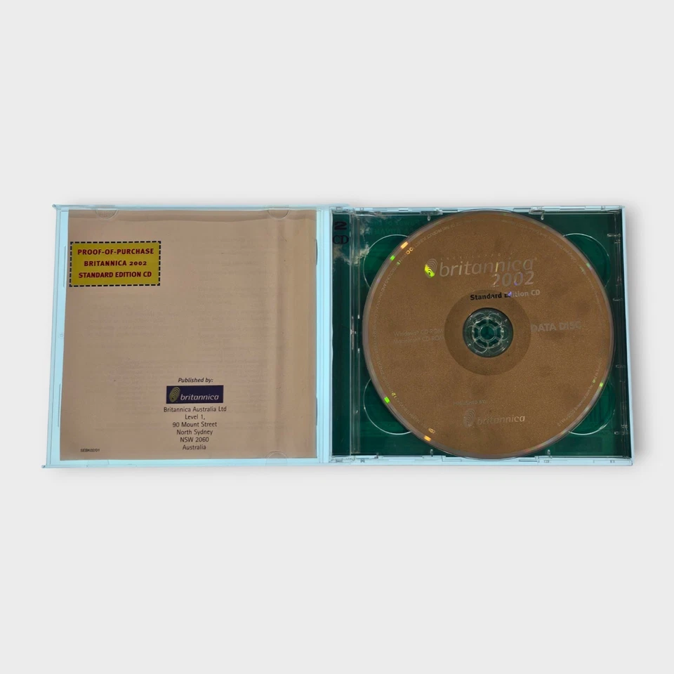 Encyclopaedia Britannica 2002 Standard Edition 2 Disc CD Set Windows MAC Version - Image 3 of 4