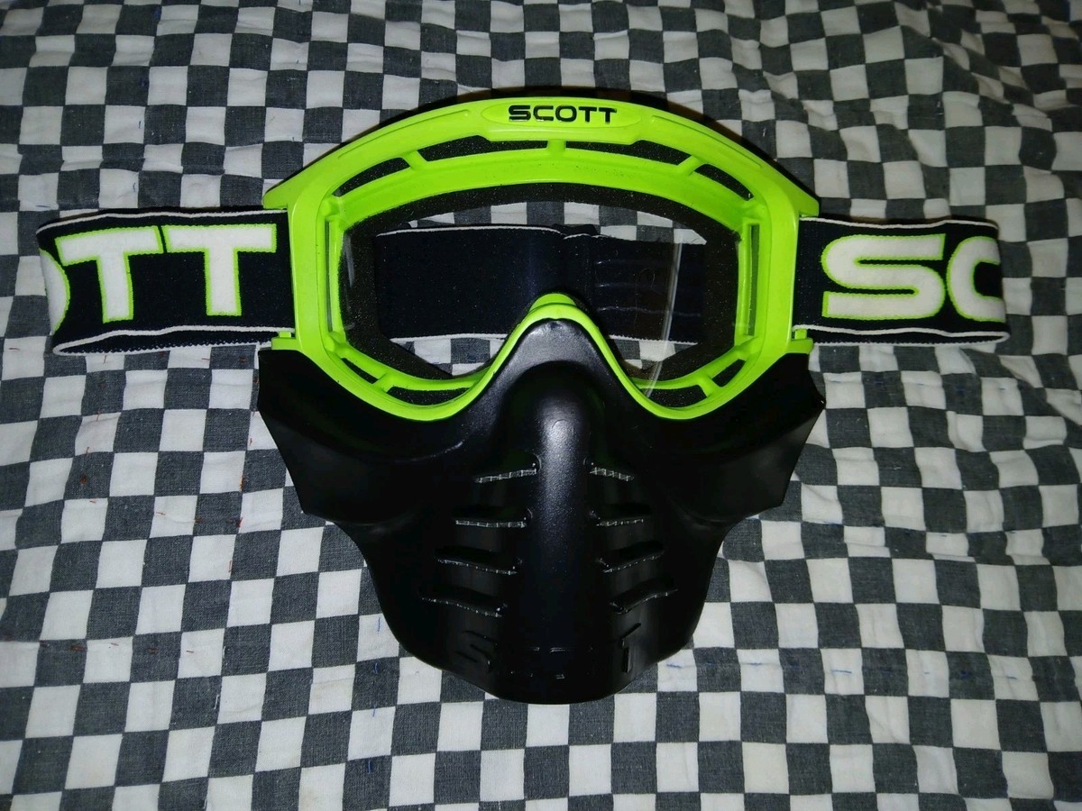 Vintage SCOTT goggles/mask / face guard ,mx,ama, motocross, helmet