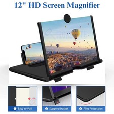 12inch Screen Magnifier for Cell phone Newest Version 3D Ultra Video Amplifier