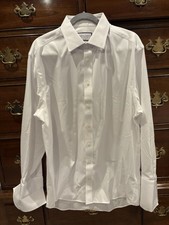 NEW Charles Tyrwhitt White Dress Shirt Mens 16.5 34 Classic French Cuff NWOT