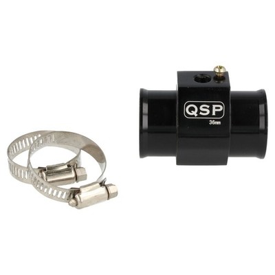 QSP T-adapter for 1/8 NPT sensor - 30mm - Schwarz