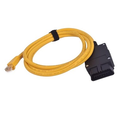 Ethernet enet obd2 Kabel rj45 E-SYS Adapter 2M compatible f Serie BMW