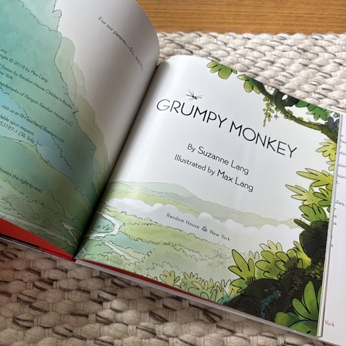 Grumpy Monkey Hardcover with dust jacket Excellent - Foto 10 di 12