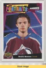 2020-21 Upper Deck UD Portraits Rookies Shane Bowers #P-73 READ 8x7