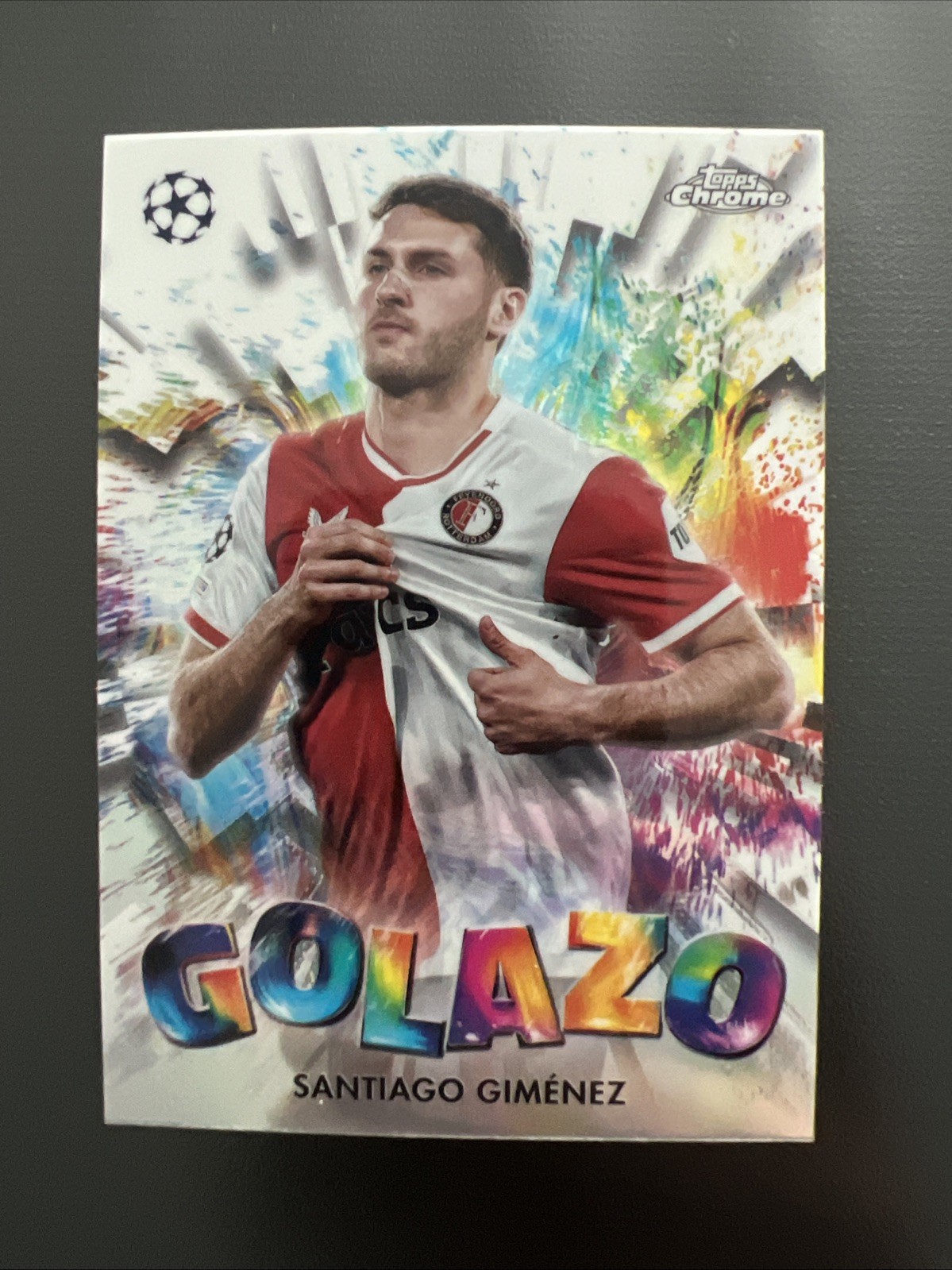 2024-25 Topps Chrome UEFA Club Competitions - Golazo #GZ-7 Santiago Gimenez