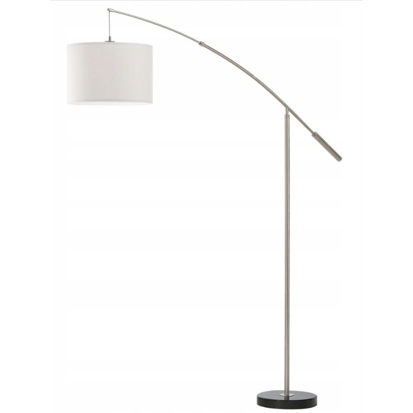 NADINA NICKEL MATT/ WHITE FLOOR LIGHT 1X E27/ 60W IP20 92206