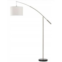 NADINA NICKEL MATT/ WHITE FLOOR LIGHT 1X E27/ 60W IP20 92206