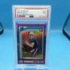 Panini 2024 Donruss Drake Maye #379 Rated Rookie Optic Pink PSA 9 Patriots