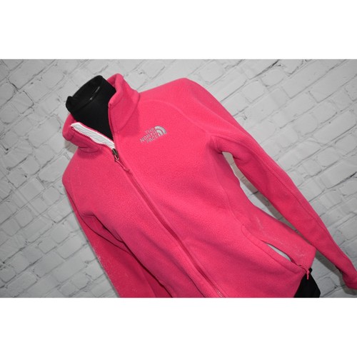 Chaqueta polar The North Face para mujer talla mediana cremallera completa rosa - Imagen 3 de 9