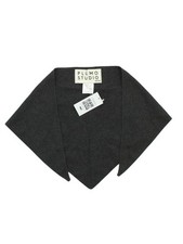 PLUMO STUDIO Women's Scarf Grey Viscose with Nylon Rectangle Scarf