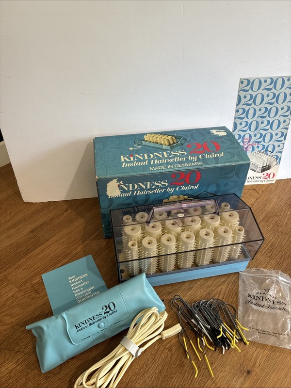 Kindness 20 Instant Hairsetter By Clarion Complete!  Works Properly 1968 Model