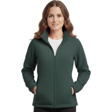 Ladies Fleece Jacket with Zipped Pockets | Full Zip Top Warm Fleece