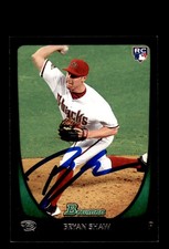 Signed Baseball Card Auto Bryan Shaw 2011 Bowman #42 Arizona Diamondbacks