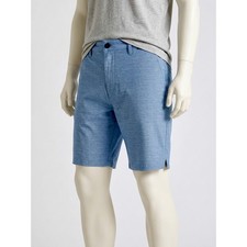 Hurley Mens Blue Heathered Hybrid Walk Shorts...