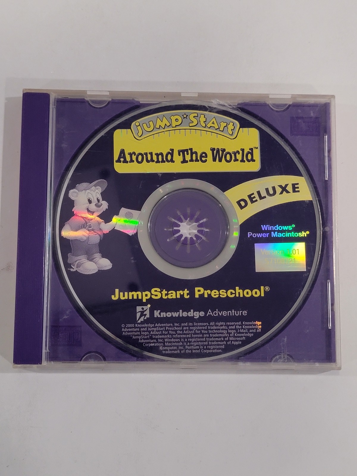 JumpStart Preschool Deluxe: Around The World CD-ROM PC 1995 Knowledge Adventure