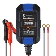 Mighty Max 6V/12V 1A Battery Charger  Maintainer for Artic Cat Jet-Ski Battery