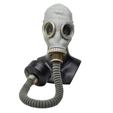 Cold war era Soviet military gas mask GP-5 Grey hose NATO Modern Filter Medium