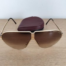 CARRERA PORSCHE Design sunglasses Vintage Teardrop 5628 Gold 135mm with case