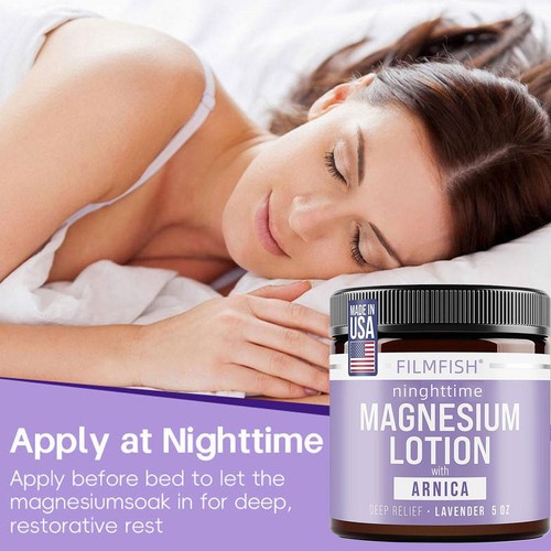 5fl.oz Magnesium Lotion with Arnica - Soothing Relief & Relaxation & Sleep Aid - Picture 3 of 9