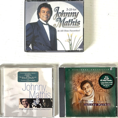 Johnny Mathis 3 CD Bundle Ultimate Hits 36 All Time Favorites Christmas Music