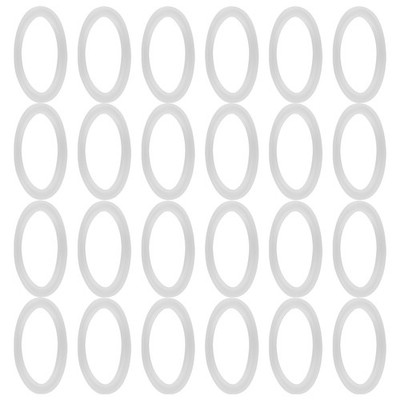 Silikon Dichtringe Dichtung für auslaufsichere Glasdeckel (24 Stück, Regular4786
