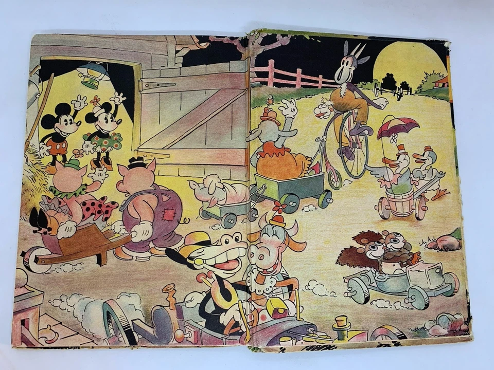 1931 Las aventuras de Mickey Mouse Walt Disney Productions primera edición Foto 3 de 4