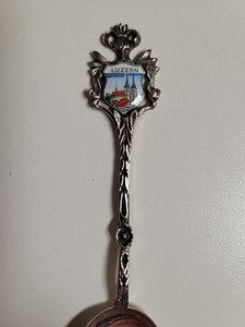 Luzern Lucerne Switzerland Vintage Souvenir Spoon Collectible