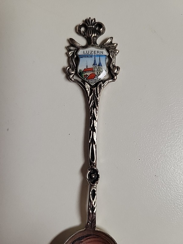 Luzern Lucerne Switzerland Vintage Souvenir Spoon Collectible