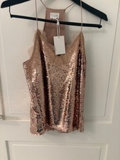 Cami sequin party blouse new w tags