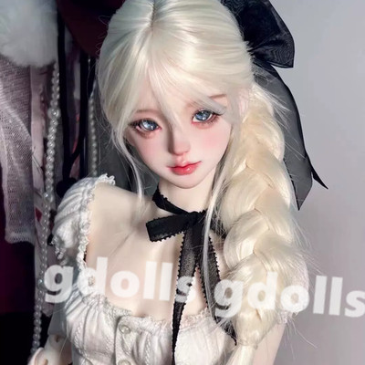 BJD 1/4 Doll Girl Xiao Shu Bare Face make up Resin Figures Toy Gifts
